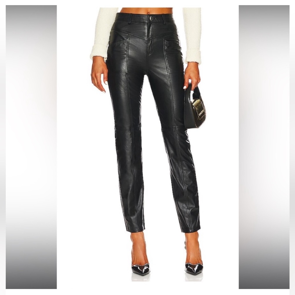 NBD | Revolve | Mari Leather Pants | XS | Black